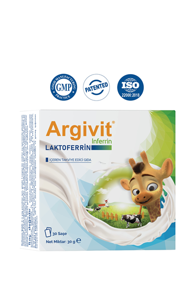 Argivit İnferrin Laktoferrin İçeren Takviye Edici Gıda 30 Saşe