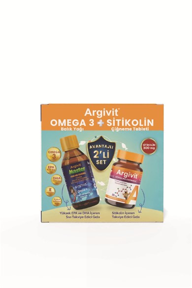 Argivit Master Fish Oil ve Stikolin Avantajlı 2'li Set