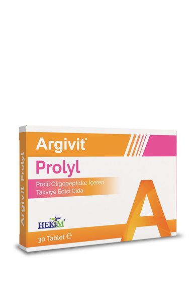 Argivit Prolyl Oligopeptidaz İçeren Takviye Edici Gıda 30 Tablet