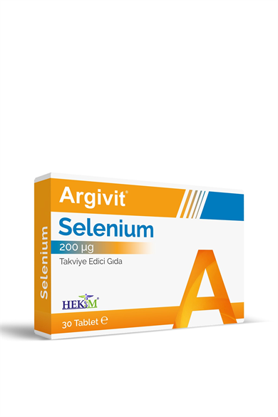 Argivit Selenium, Selenyum İçeren Takviye Edici Gıda 30 Tablet