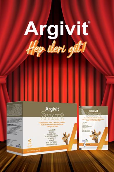 Argivit Smart Fosfotidilserin, Kolin, L-Karnitin, L-Arjinin, Multivitamin ve Multimineral 30 Saşe