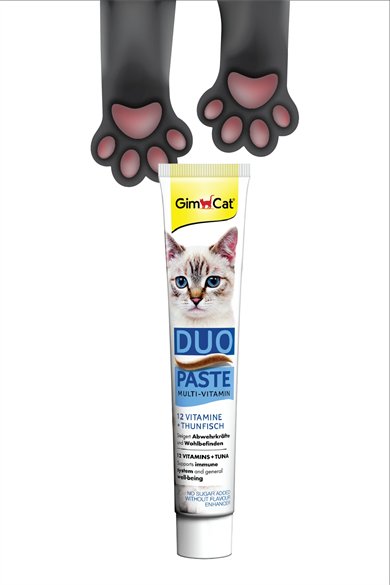 GimCat Multi-Vitamin Duo Paste Tuna + 12 Vitaminli 50 Gr