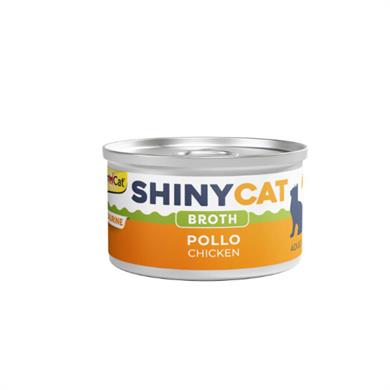 GimCat Shinycat Broth Tavuklu Konserve Kedi Maması 70 gr