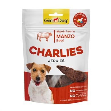 GimDog Charlies Jerkies Sığır Etli Köpek Ödülü 70 Gr
