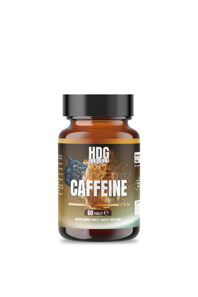 HDG SERIALS Caffeine Kafein İçeren Tablet Form Takviye Edici Gıda 60 Tablet