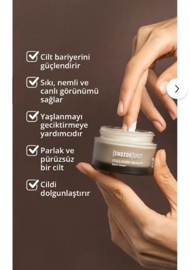 Insıde Out Collagen Boost  SPF50 Kolajen Sentezini Arttıran Telomer Etkili Krem 50 ML
