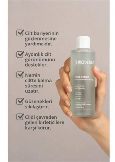 Insıde Out Face Toner Gözenek Sıkılaştırıcı Arındırıcı Tonik 200 ml