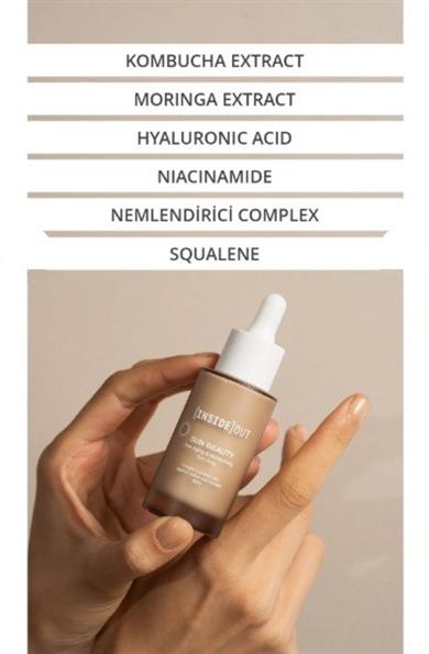 Insıde Out Sun Drop Spf50 Yoğun Nemlendirici Güneş Koruyucu Makyaj Altı Serum 35 ML