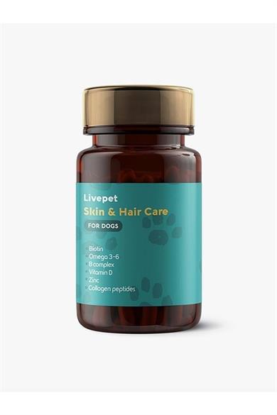 Live Pet Köpekler İçin Sağlıklı Deri ve Tüy Tableti