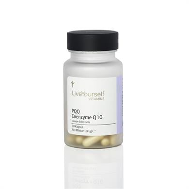 LiveYourself PQQ Coenzyme Q10 Takviye Edici Gıda 30 Kapsül