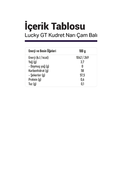Lucky GT Bitter Melon Çam Balı Kudret Narı 100 gr