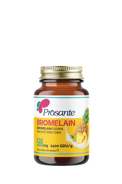 Prosante Bromelain İçeren Takviye Edici Gıda 500 mg 60 Tablet