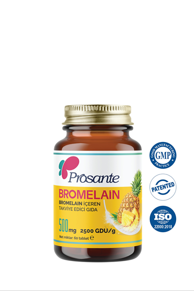 Prosante Bromelain İçeren Takviye Edici Gıda 500 mg 60 Tablet