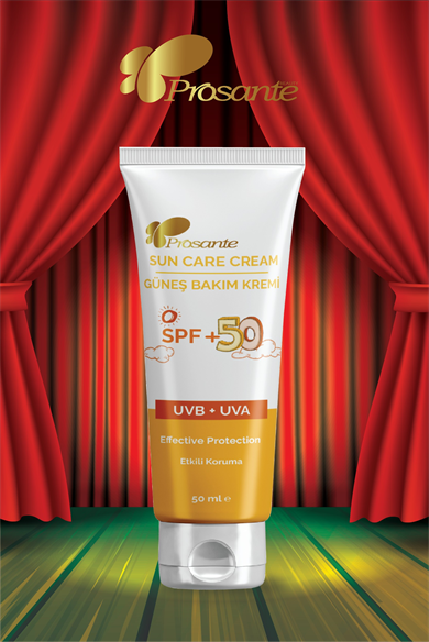 Prosante Güneş Bakım Kremi SPF +50 Çocuk Etkili Koruma UVB UVA 50 ml
