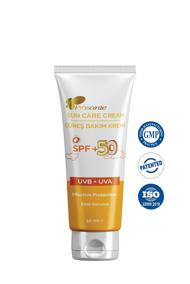 Prosante Güneş Bakım Kremi SPF +50 Çocuk Etkili Koruma UVB UVA 50 ml