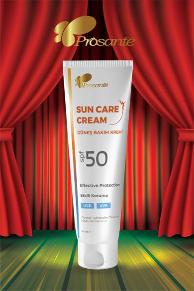 Prosante Güneş Bakım Kremi SPF 50 Etkili Koruma UVB UVA 100 ml