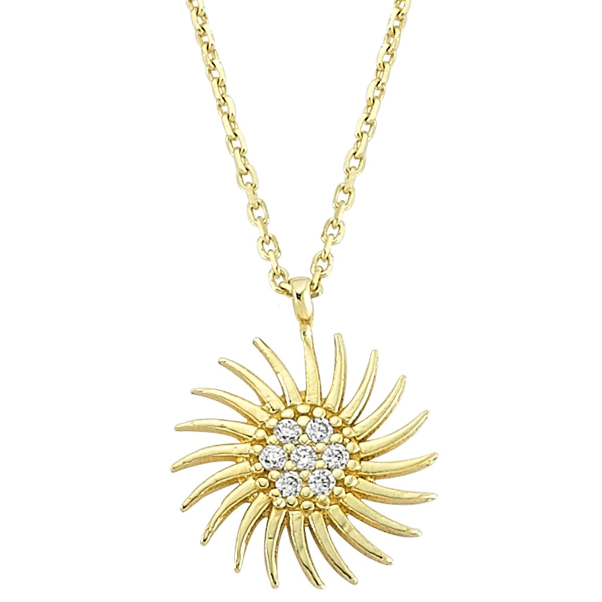 Mardeluz Güneş Kolye Altın 8 Ayar 2.30  gr