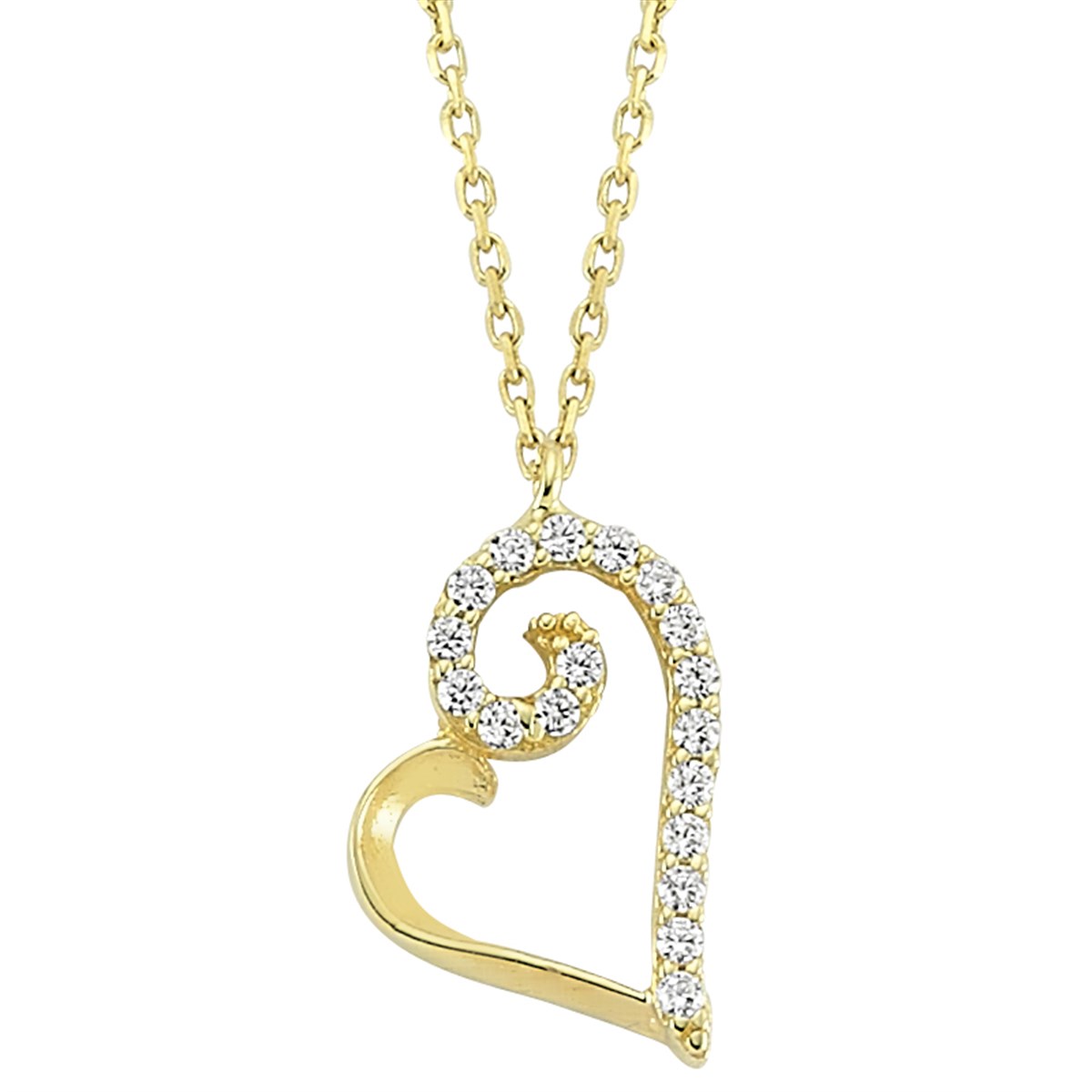 Mardeluz Kalp Kolye Altın 8 Ayar 1,76  gr