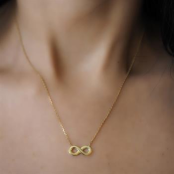 Mardeluz Sonsuzluk Altın Kolye 8 Ayar  1.64 gr