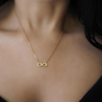 Mardeluz Sonsuzluk Altın Kolye 8 Ayar  1.64 gr