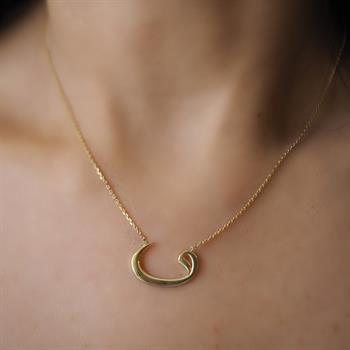 Mardeluz Vav Altın Kolye 8 Ayar 1.93  gr