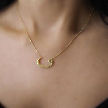 Mardeluz Vav Altın Kolye 8 Ayar 1.93  gr