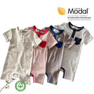 EDELWEISS 51455 ÇİZGLİ CEPLİ ROMPY