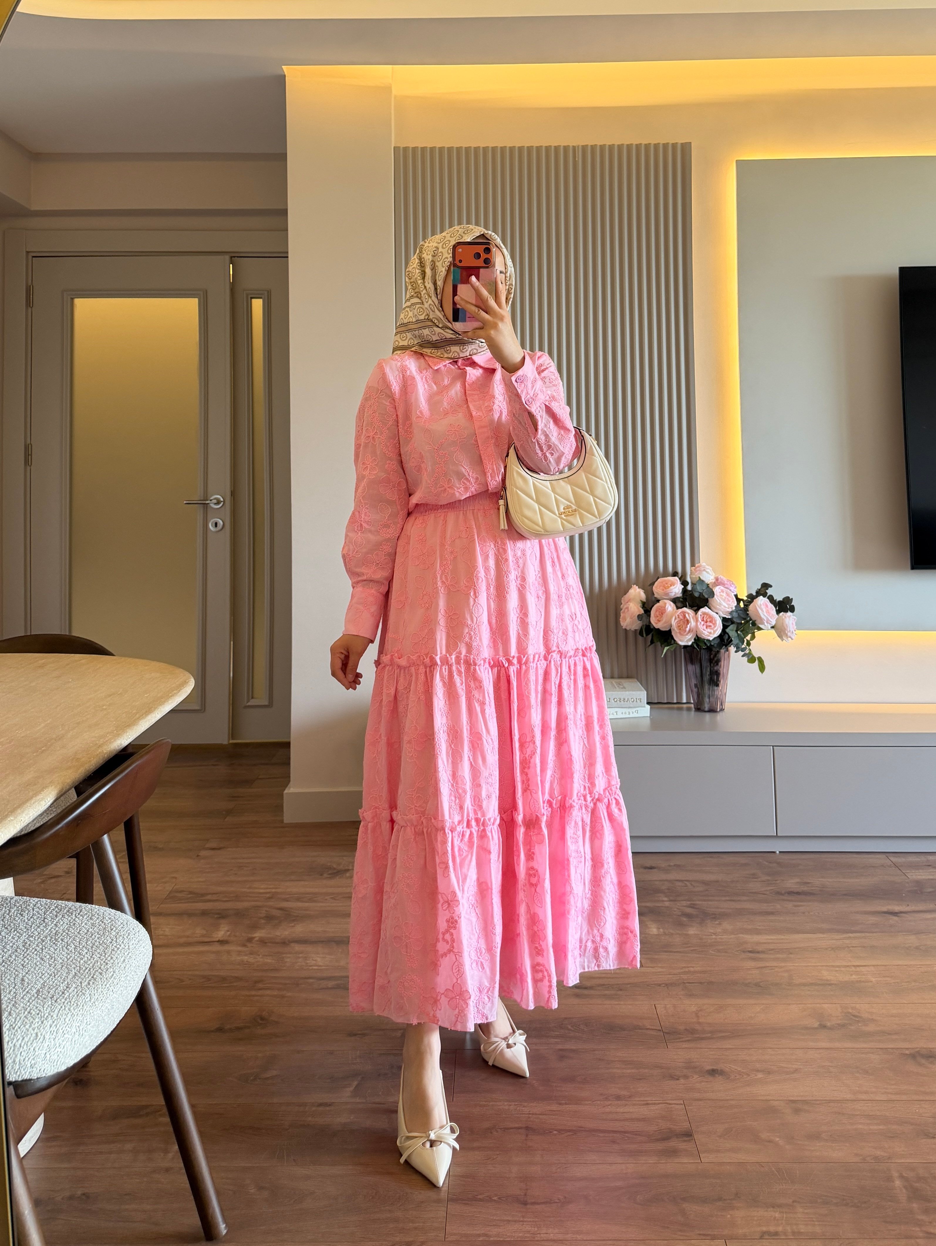 Brode Etekli Takım Pembe - TAKIM
