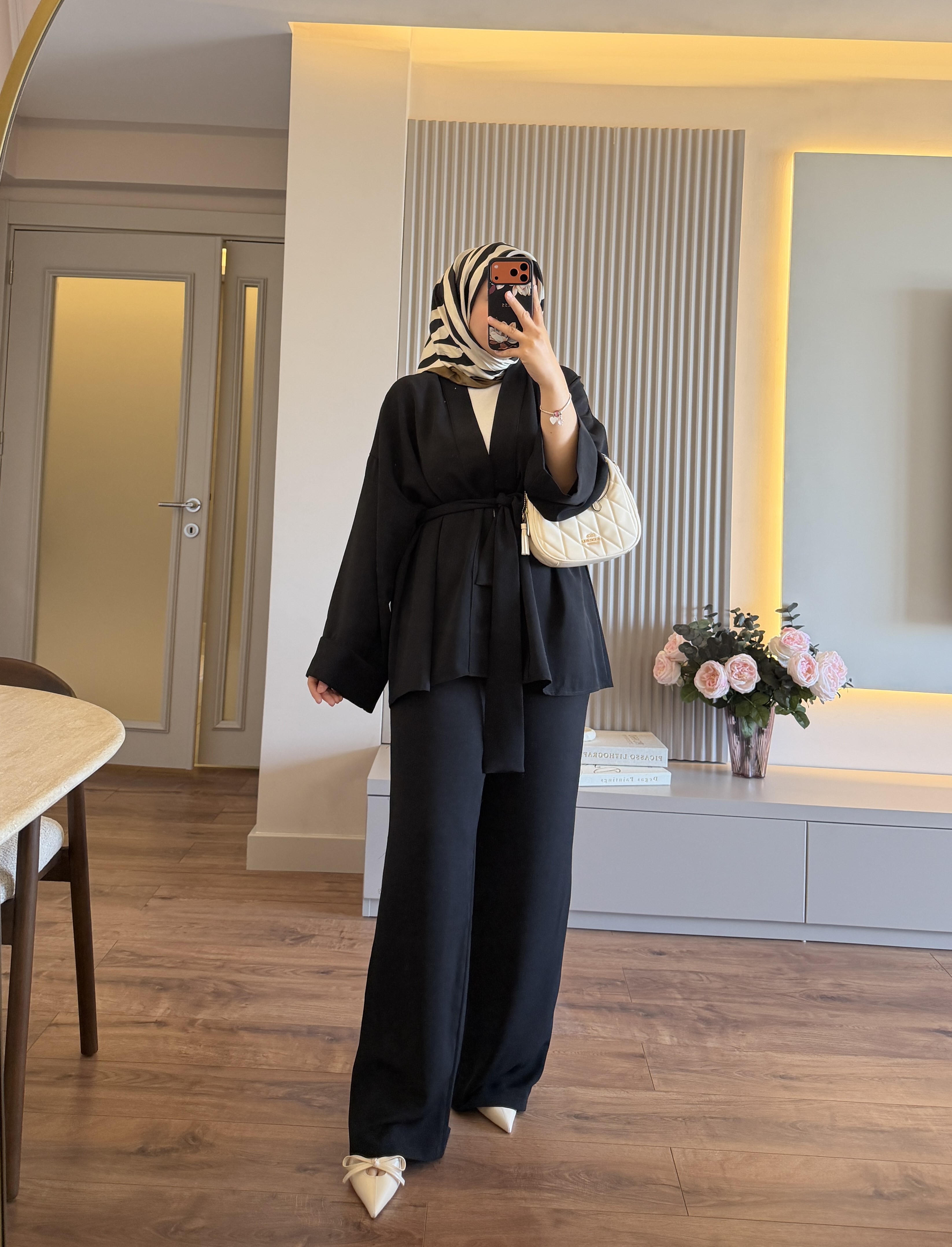 Luna Kimono Takım Siyah - TAKIM