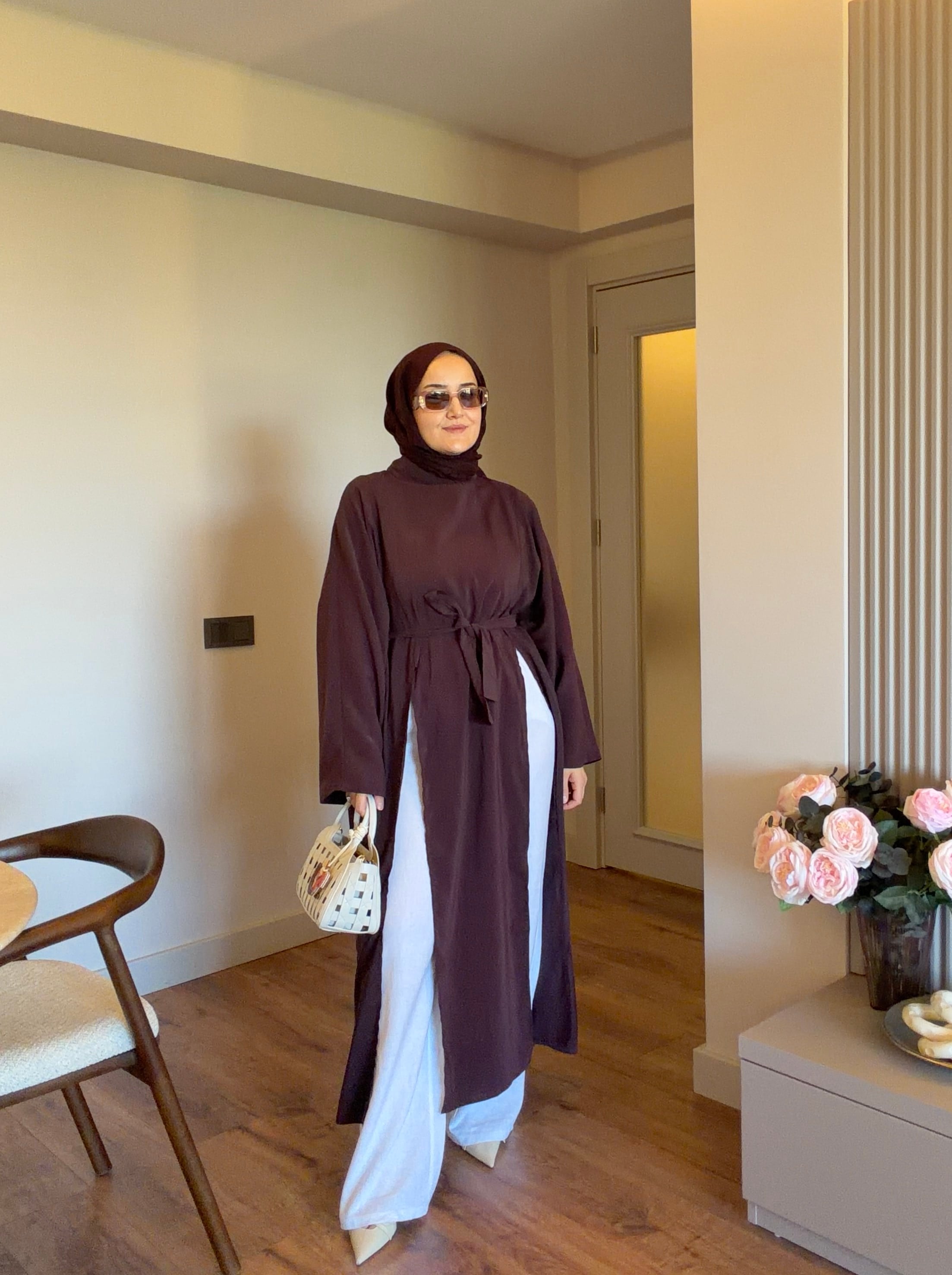 Parçalı Tunik Bordo - ÜST GİYİM