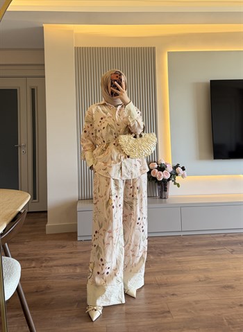 Flora Linen Takım - TAKIM