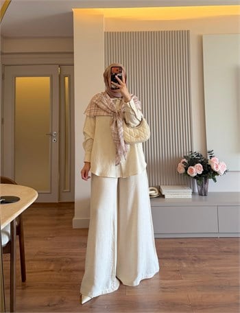 Linen Natural Takım - TAKIM
