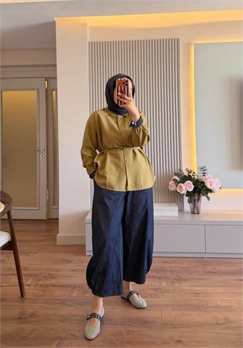 Mona Denim Takım Olive - TAKIM