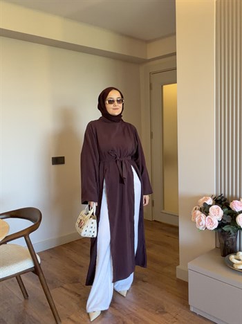 Parçalı Tunik Bordo - ÜST GİYİM