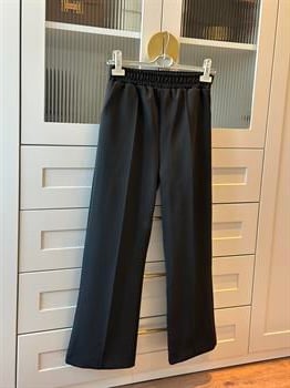 Scuba Dikiş Detaylı Pantalon Siyah - PANTOLON