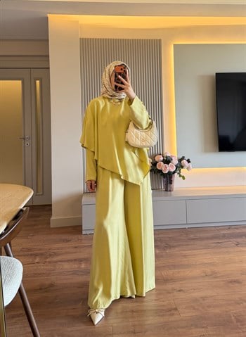 Tencel Üçlü Takım Olive - TAKIM