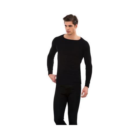 Black Swallow Erkek Uzun Kollu Sıfır Yaka Fit Kalıp Termal Takım