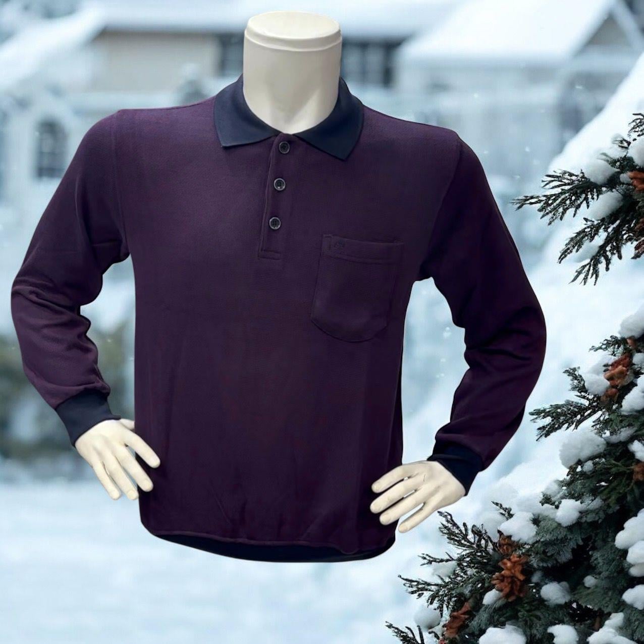 Kışlık Pamuklu Selanik Örgü Uzun Kollu Erkek-Kadın  Sweatshirt (Regular Kalıp)