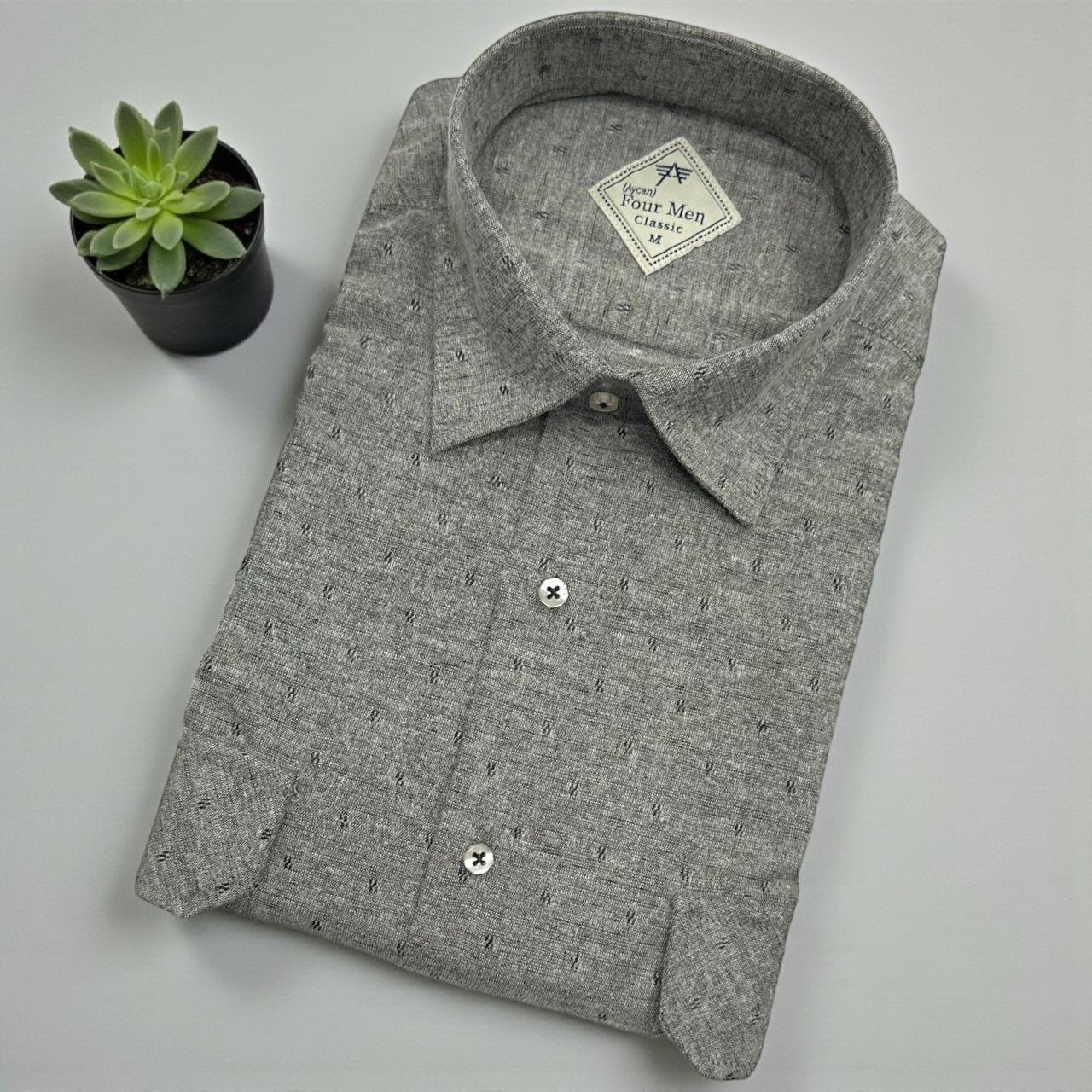 Klasik %100 Cotton Uzun Kollu Terletmeyen Kışlık Flanel Terletmeyen Gömlek (Regular Kalıp)