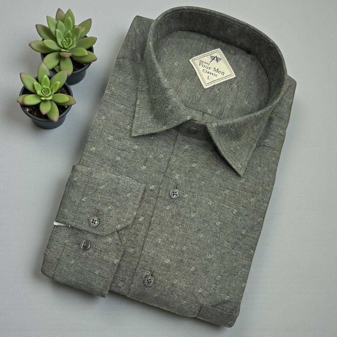 Klasik %100 Cotton Uzun Kollu Terletmeyen Kışlık Flanel Terletmeyen Gömlek (Regular Kalıp)