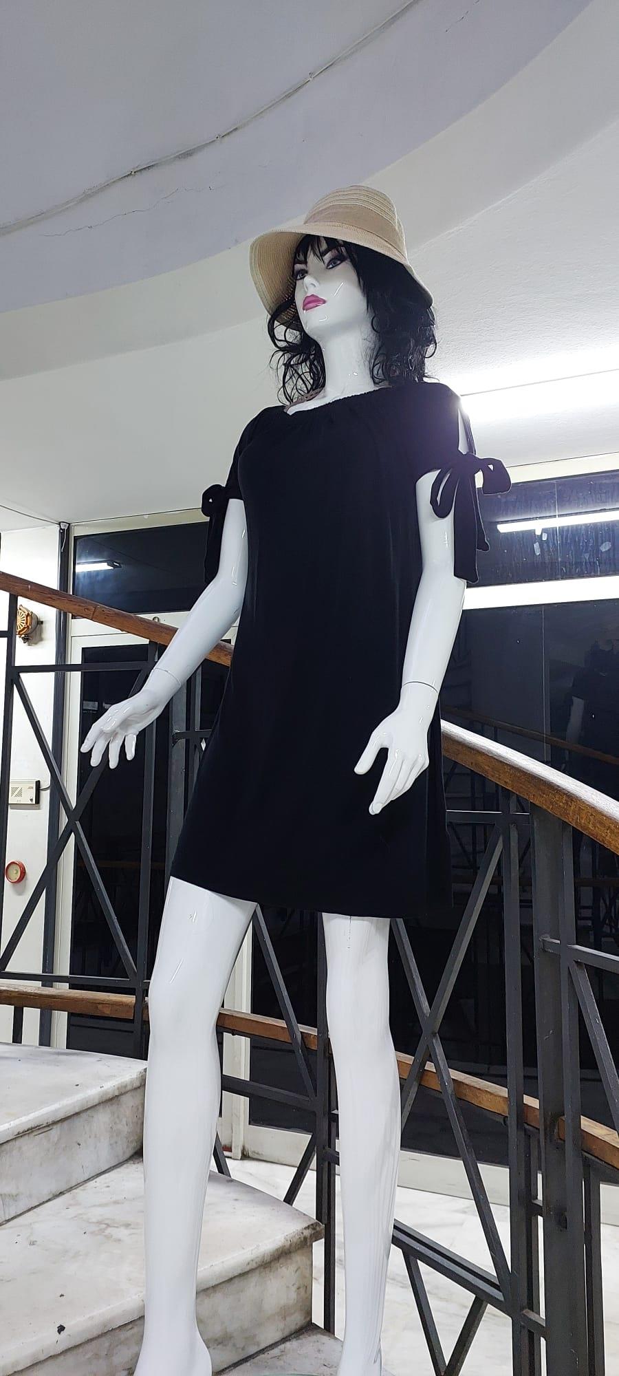 Kol bağçıklı Esnek Elbise & Tunik