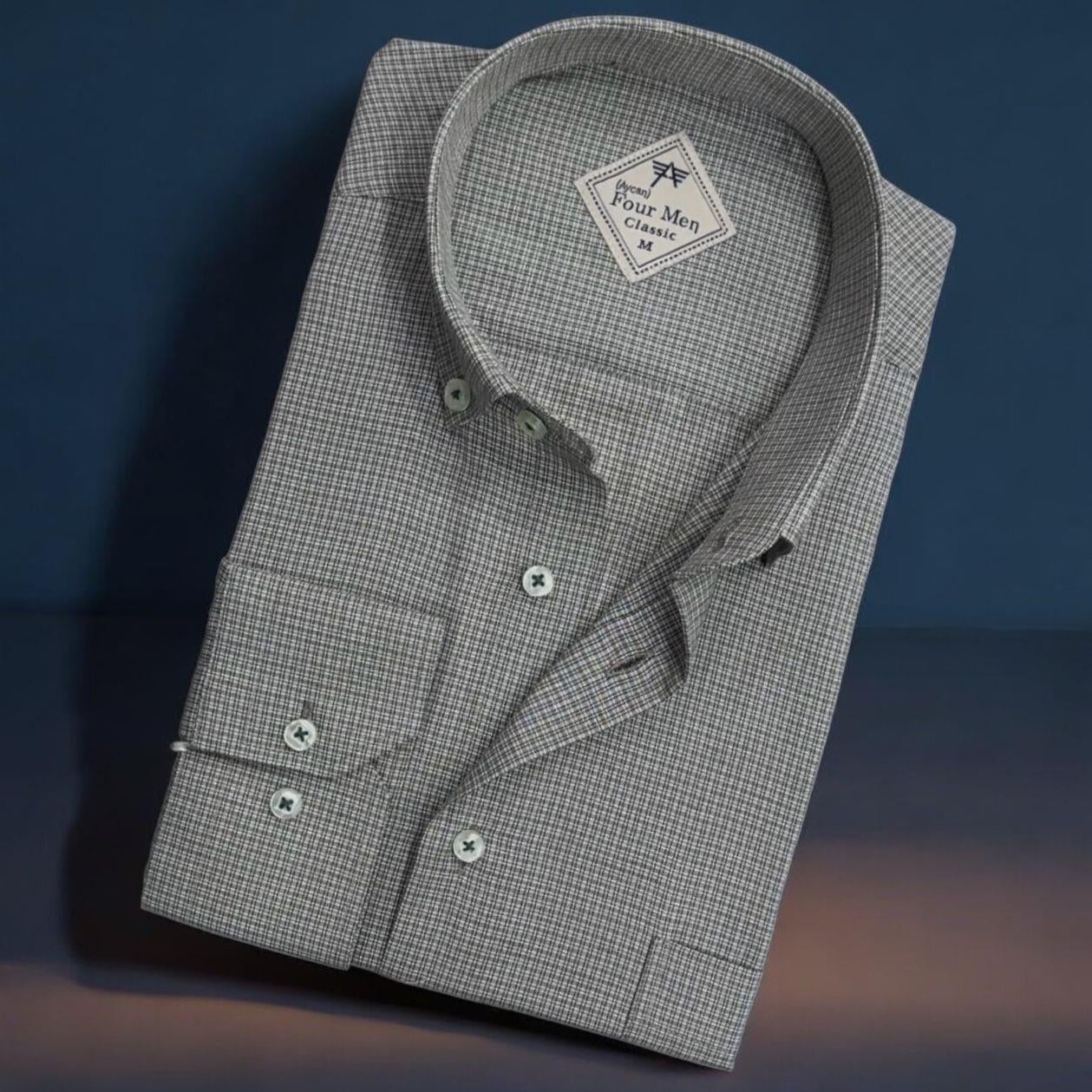 Linen Keten Hafif Kumaş Uzun Kollu Erkek Gömlek (Regular Kalıp)