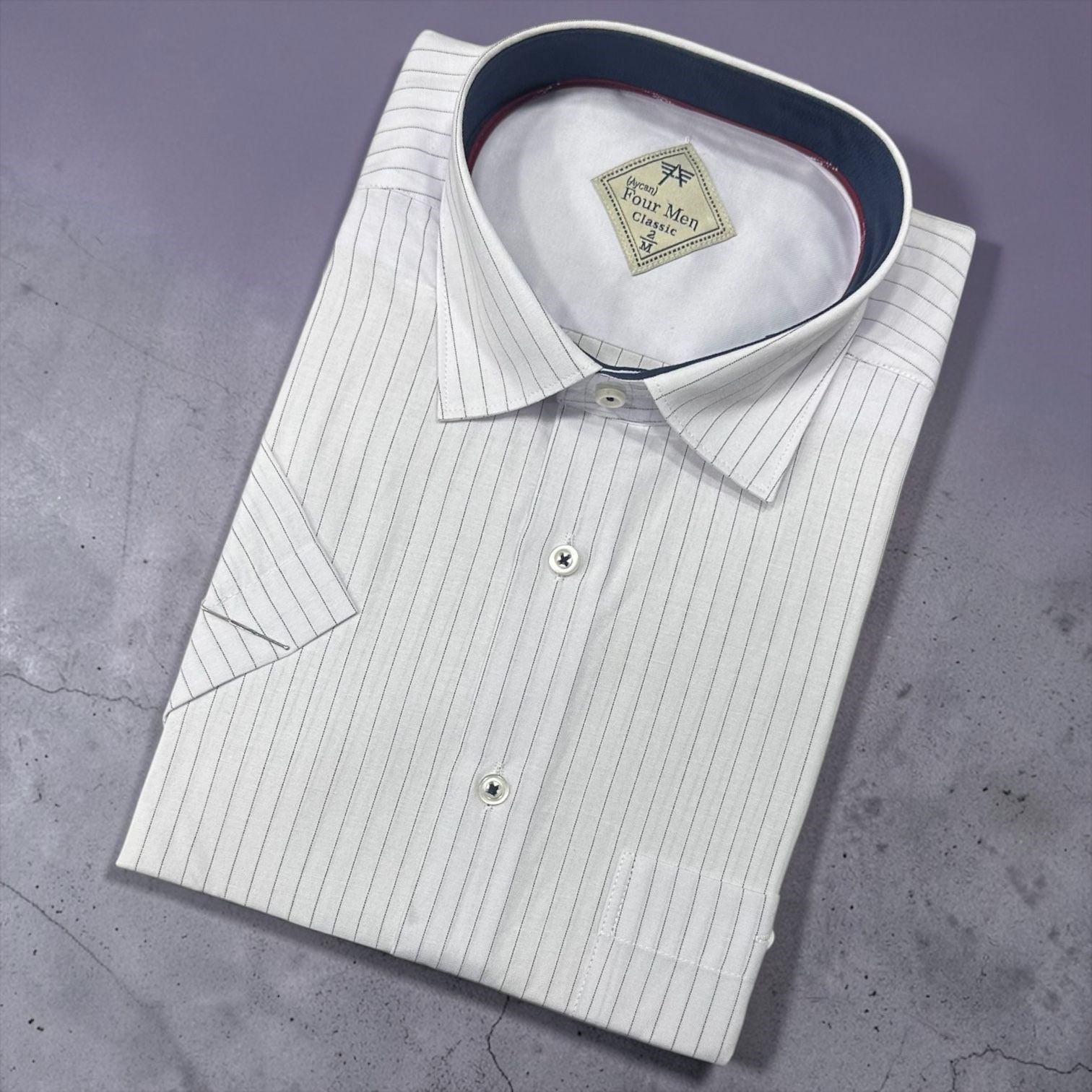 Linen Keten Klasik %100 Cotton Kısa Kollu Terletmeyen Gömlek 