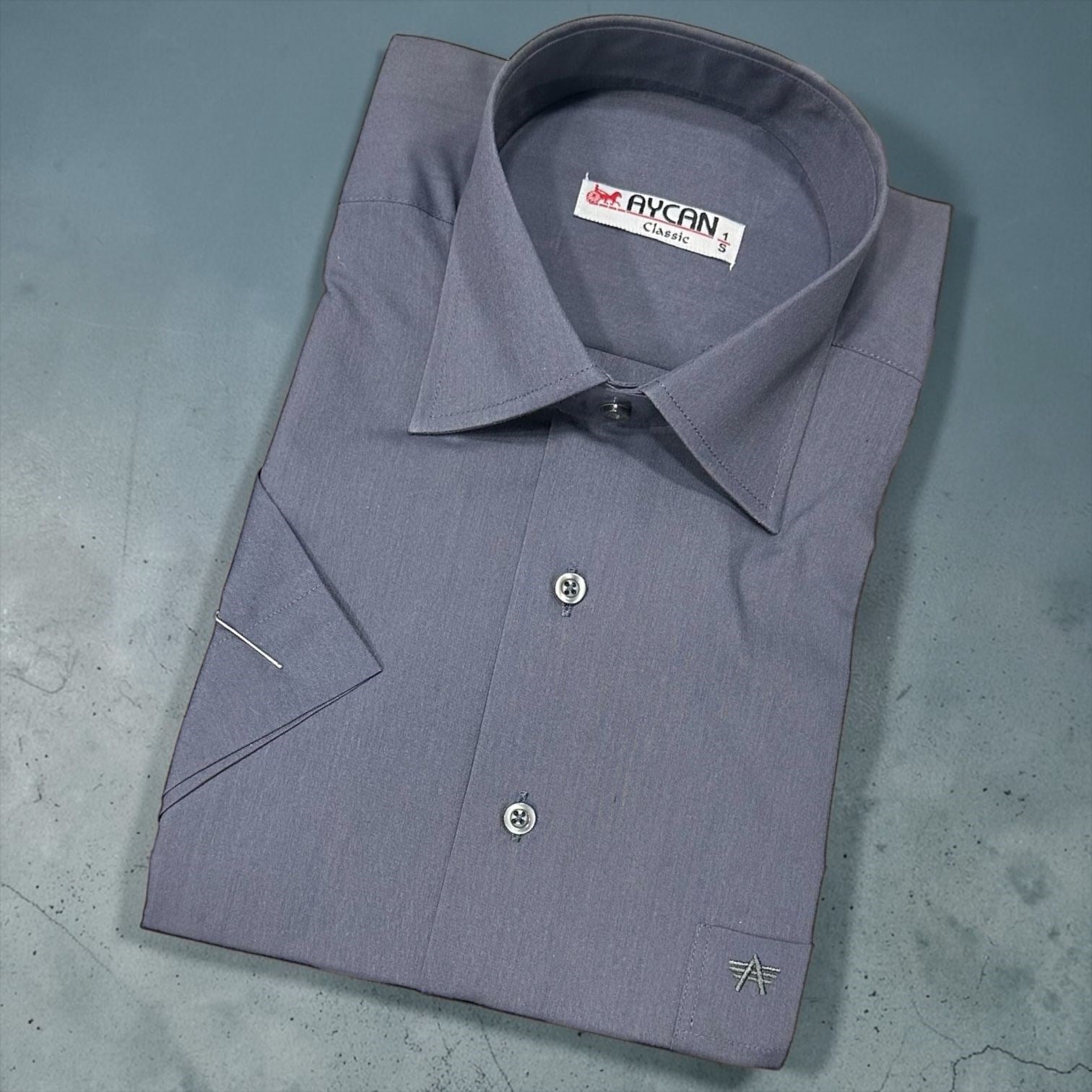 Linen Keten Klasik %100 Cotton Kısa Kollu Terletmeyen Gömlek 