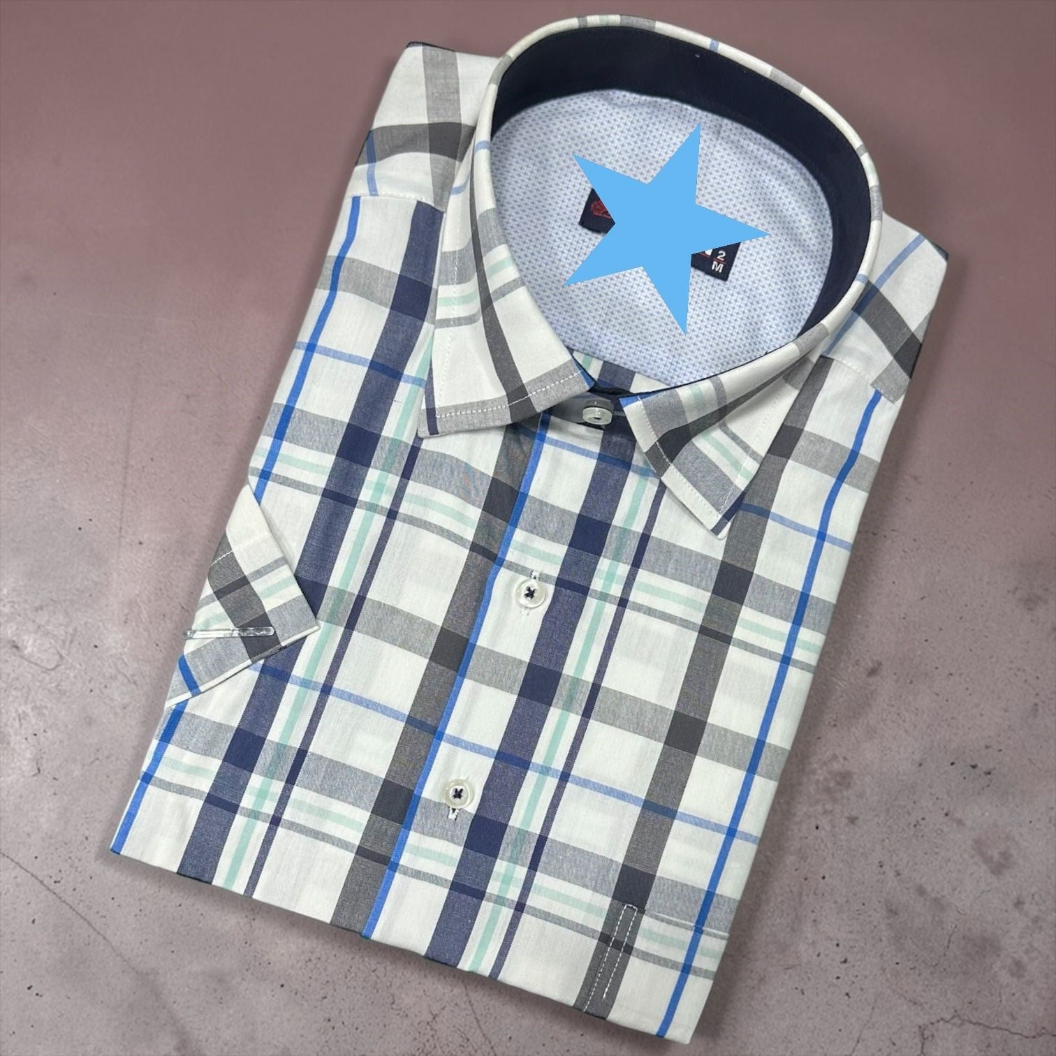 Linen Keten Klasik %100 Cotton Kısa Kollu Terletmeyen Gömlek 