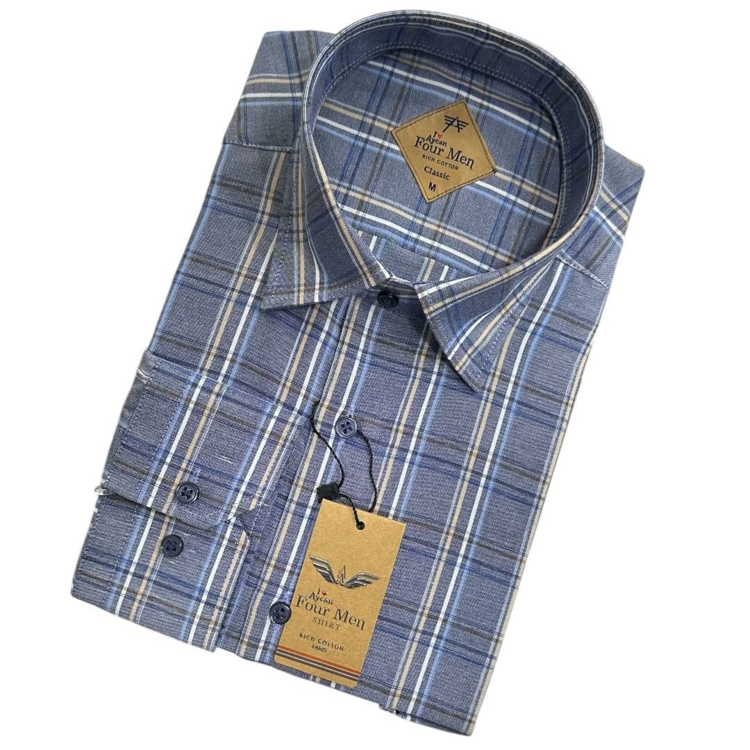 Linen Keten Klasik %100 Cotton Uzun Kollu Terletmeyen Gömlek 