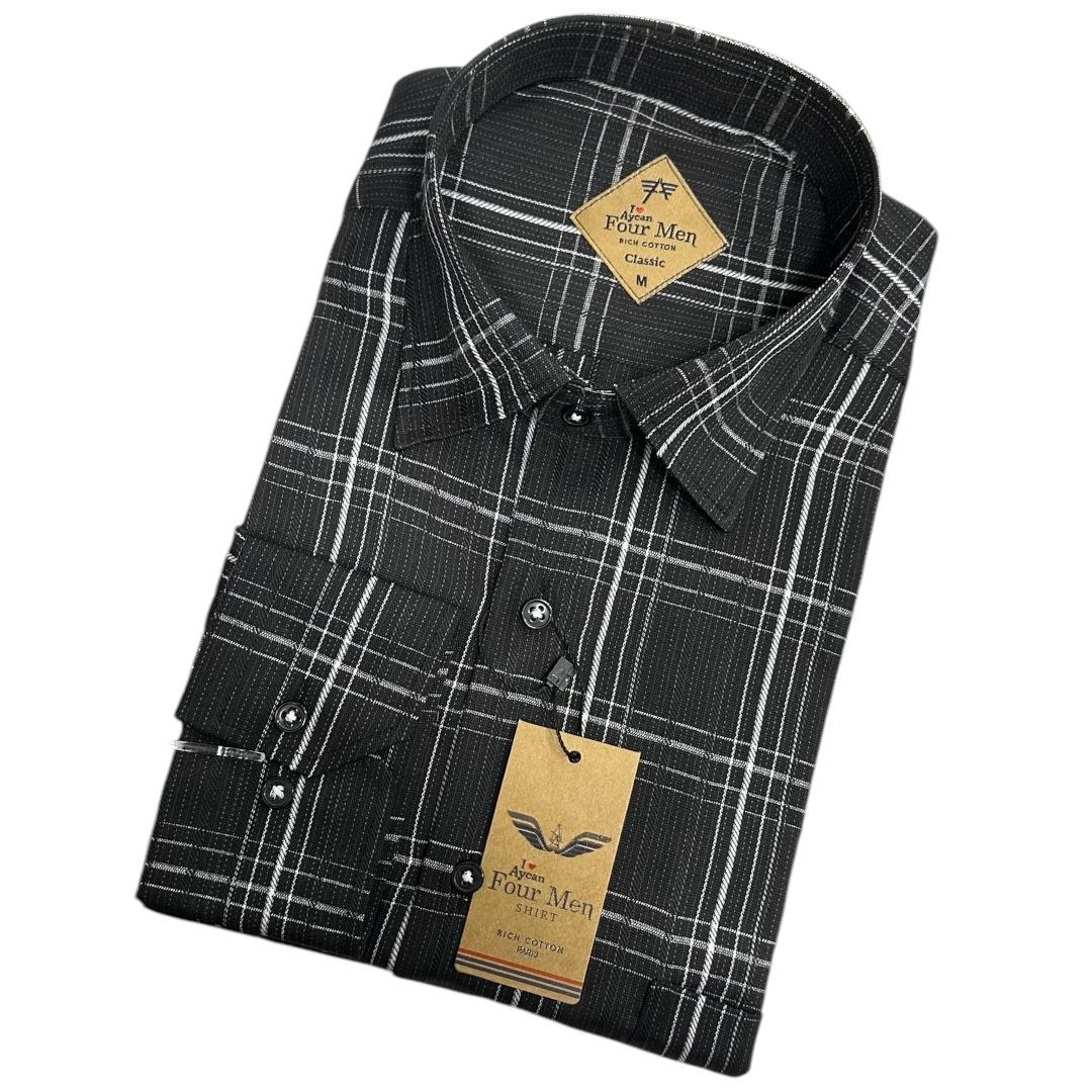 Linen Keten Klasik %100 Cotton Uzun Kollu Terletmeyen Gömlek 