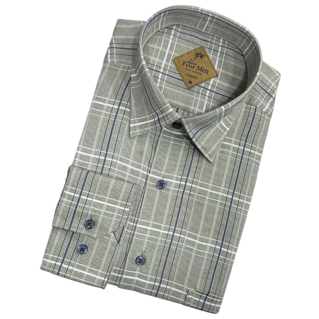Linen Keten Klasik %100 Cotton Uzun Kollu Terletmeyen Gömlek 