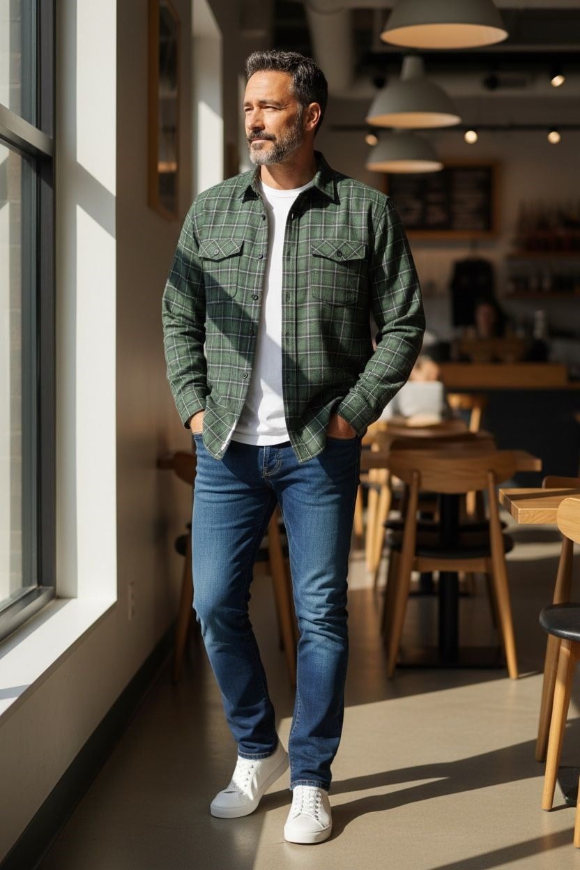 Linen Keten Klasik %100 Cotton Uzun Kollu Terletmeyen Gömlek 