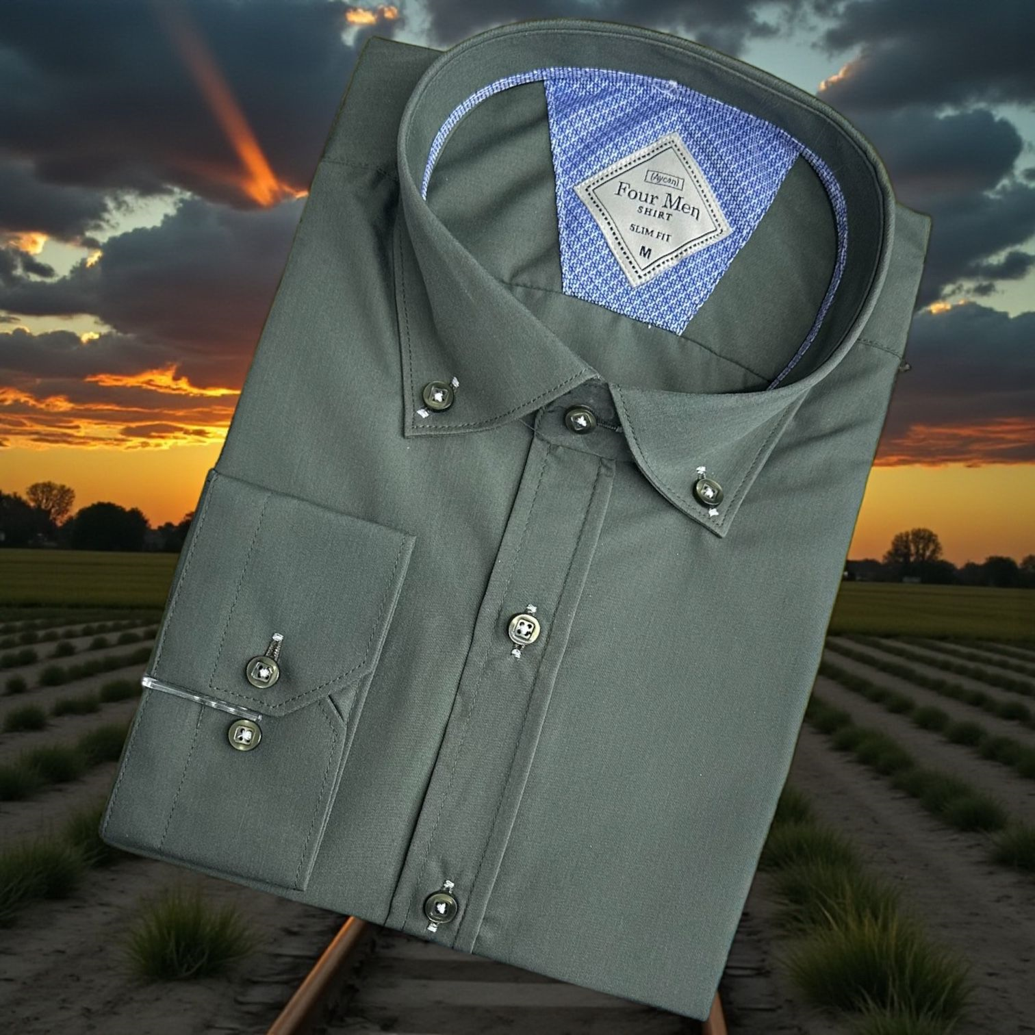 Linen Keten Slim Fit 4 Mevsim Giyilebilen Pamuklu Gömlek